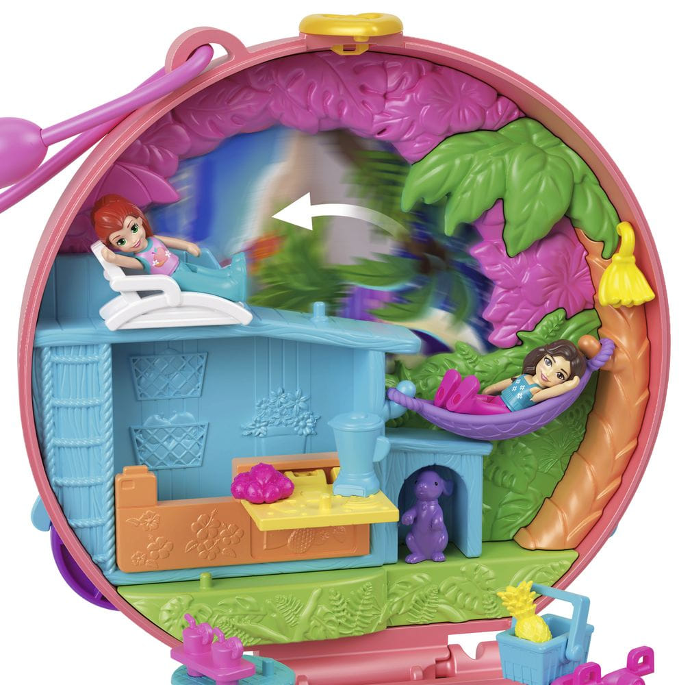 Polly Pocket Coffret Bateau Aventure Narval - Jeu Avec Figurines Et Accessoires