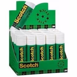 3m scotch bâton de colle standard 8 g présentoir