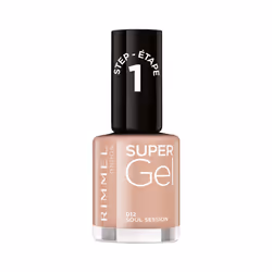 Rimmel Super Gel 012 Soul Session 12ml, 12 ml, Rose, Soul Session, Coloration, Opaque, Brosse
