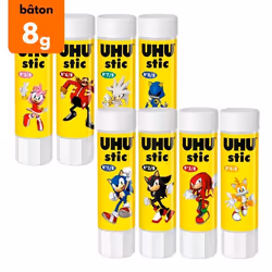 Bâton de colle - UHU - Stic - 82 g - Colle blanche - Parfait pour papier et carton