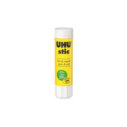 Bâton de colle - UHU - Stic géant 40g - Colle blanche - Pour papier et carton - Bouchon à vis