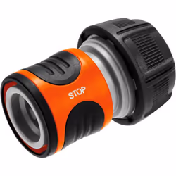 Gardena 18213-50, Connecteur de tuyau, Femelle, Plastique, Noir, Gris, Orange