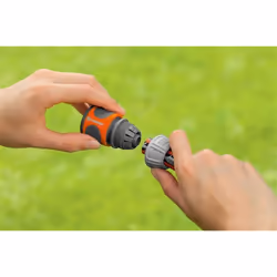 Gardena 18213-50 raccord des tuyaux d'eau Connecteur de tuyau Plastique Noir, Gris, Orange 1 pièce(s)