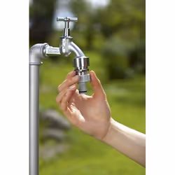 Gardena 18222-50 raccord des tuyaux d'eau Connecteur de robinet Gris 1 pièce(s)