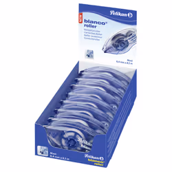 Pelikan blanco Maxi, Bleu, Transparent, 8,5 m, 8,4 mm, Présentoir d'affichage, 8 pièce(s)