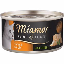 Miamor 75012, Adulte, Toutes races, Poulet, Courge, 80 g, Pas de couleurs artificielles