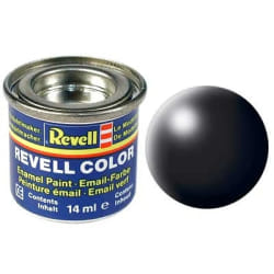 Revell Email Color 302 Black Silk 14ml pièce pour modèle à l'échelle et accessoires