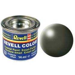 Revell Email Color 361 Olive Green Silk pièce pour modèle à l'échelle et accessoires