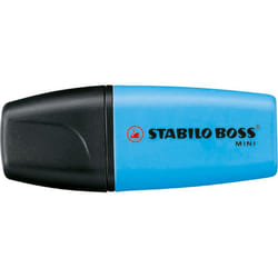 STABILO BOSS MINI marqueur 1 pièce(s) Pointe biseautée Bleu