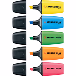 STABILO BOSS MINI marqueur 1 pièce(s) Pointe biseautée Vert