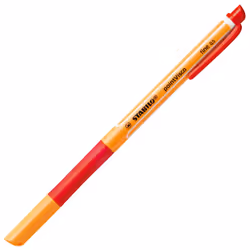 STABILO pointVisco, Stylos à encre gel avec bouchon, Rouge, Orange, Rouge, Fin, Rond, Moyen
