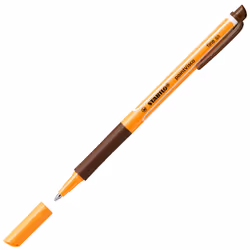 STABILO pointVisco, Stylos à encre gel avec bouchon, Marron, Marron, Orange, Fin, Rond, Moyen