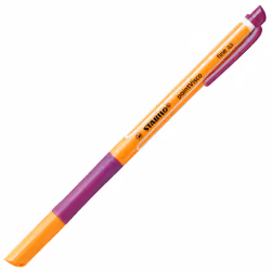 STABILO pointVisco, Stylos à encre gel avec bouchon, Lilas, Lilas, Orange, Fin, Rond, Moyen