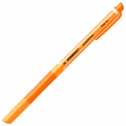 STABILO pointVisco, Stylos à encre gel avec bouchon, Orange, Orange, Fin, Rond, Moyen