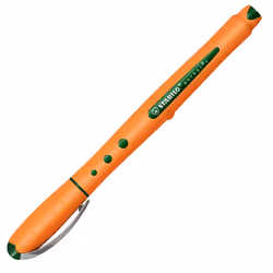 STABILO worker+ fine, Stylo à bille, Vert, Orange, Vert, 0,3 mm, Fin, Ambidextre