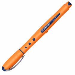 STABILO worker+ fine, Stylo à bille, Bleu, Orange, Bleu, 0,3 mm, Fin, Ambidextre