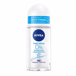 NIVEA DEO FRESH NATURAL ROLL-ON FEMALE, Femmes, Déodorant, Déodorant roll-on, Tube, 50 ml, 48 h