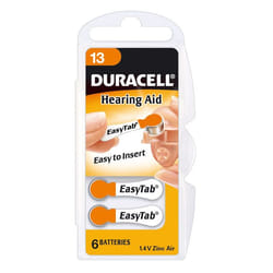 Duracell Hearing Aid DA13 Batterie à usage unique
