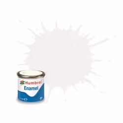 Humbrol Enamel, Blanc, Peinture émaillée, Liquide, 14 ml, 1 pièce(s)