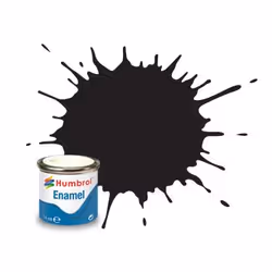 Humbrol Enamel, Noir, Peinture émaillée, Liquide, 14 ml, 1 pièce(s)