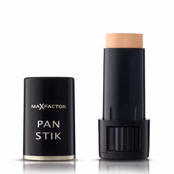 Max Factor Pan Stik, Tube, Crème, Tous types de peau, Anti-imperfection, Anti-taches, Lissage, Nouveau Beige, Naturel