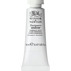 Winsor & Newton Designers Gouache peinture à l'eau Blanc 14 ml Tube 1 pièce(s)