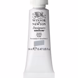 Winsor & Newton Designers Gouache, 14 ml, Argent, 1 pièce(s)
