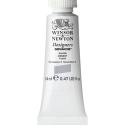 Winsor & Newton Designers Gouache peinture à l'eau Argent 14 ml Tube 1 pièce(s)