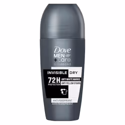 Dove Men + Care Invisible Dry, Hommes, Déodorant, Déodorant roll-on, Tube, 50 ml, 72 h