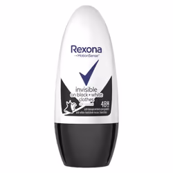 Rexona Invisible on black+white clothes, Femmes, Anti-transpirant, Déodorant roll-on, Tube, 50 ml, 48 h