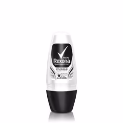 Rexona Invisible Black + White 50 ml, Hommes, Déodorant, Déodorant roll-on, 50 ml, 48 h, Water, Aluminum Zirconium Pentachlor ...