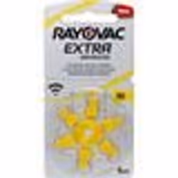 6 Piles auditives Rayovac Extra Advanced 10