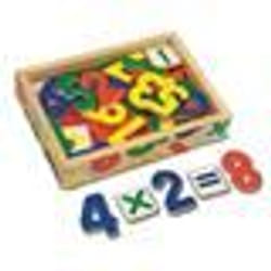 Jeu éducatif - MELISSA & DOUG - 37 Aimants Chiffres Et Signes Mathématiques En Bois