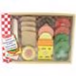 Ensemble De Préparation De Sandwichs En Bois - MELISSA & DOUG - Garçon et Fille - A partir de 3 ans