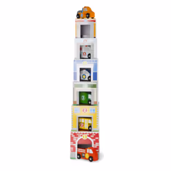 Melissa & Doug Nesting & Sorting Buildings & Vehicles - Vue supplémentaire 2