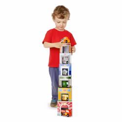 Melissa & Doug Nesting & Sorting Buildings & Vehicles - Vue supplémentaire 5