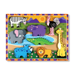 Melissa & Doug Puzzle 8 Figurine Jungle