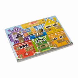 MELISSA & DOUG - 13785 - LOISIR CRÃ?ATIF - PLANCHE Ã? VERROUS