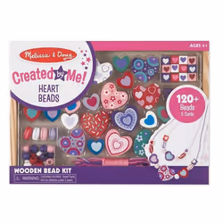 Ensemble de perles en bois pour enfant - MELISSA & DOUG - Petits Amis - Fille - A partir de 4 ans