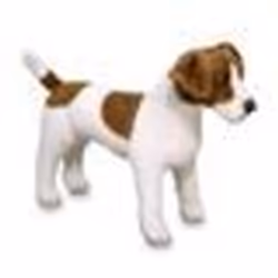 Peluche jack rusell 54 cm
