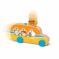 Melissa & Doug 30738, Bus, 1 an(s), Bois, Multicolore