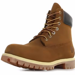 Bottines - Timberland - 6 Inch Prem Boot - Cuir Nubuck Brun - Semelle Caoutchouc - Homme