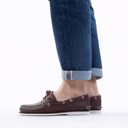 Dockside Classic 2 Eye Boat Cuir Marron