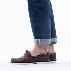Dockside Classic 2 Eye Boat Cuir Marron