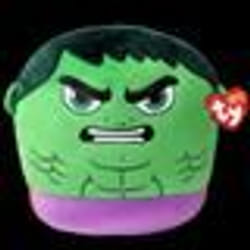 Jouet en peluche - TY - Marvel Squish a boos Small - Hulk - Multicolore - Mixte - A partir de 6 ans
