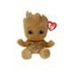 Peluche - TY - Groot - 15 cm - Doux et moelleux - Super-héros Marvel