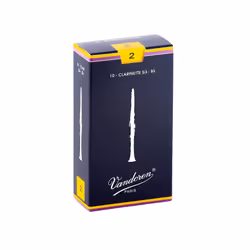 Vandoren CR102, Roseau limé, Clarinette en sib, 10 pièce(s), Boîte