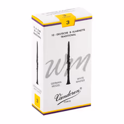 Vandoren CR163T, Roseau limé, Clarinette en mib, 10 pièce(s), Boîte