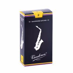 Vandoren SR212, Roseau limé, Saxophone alto, 10 pièce(s), Boîte