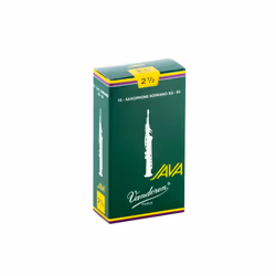Vandoren SR3025, Roseau non planté, Saxophone soprano, 10 pièce(s), Boîte